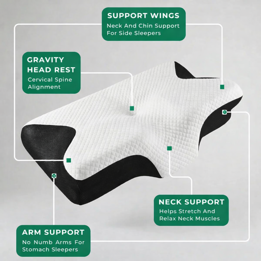 Neck Pain Relief Memory Foam Pillow
