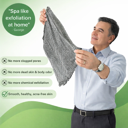 Blissal Exfoliating Shower Towel | Deep Cleanse