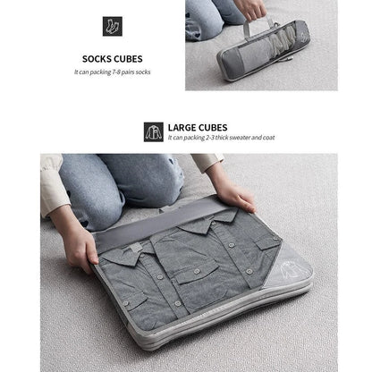 EasyPack Travel Cubes 3 & 6 Piece Set | Luggage Organiser