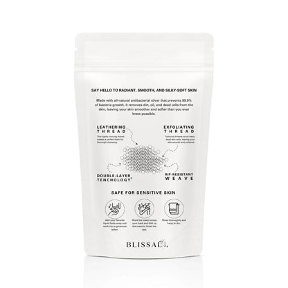 White packaging of Blissaa with text and branding on a white background